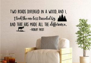 Star Wars Wall Mural Art Decal Amazon Two Roads Diverged In A Wood Robert Frost