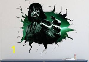Star Wars Wall Mural Art Decal Darth Vader Star Wars Wall Decal 3d Kids Sticker Art Decor