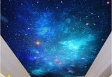 Starry Night Sky Murals 3d Wallpaper Painting Night Sky Ceiling Wall Murals Living Room