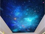 Starry Night Sky Murals 3d Wallpaper Painting Night Sky Ceiling Wall Murals Living Room