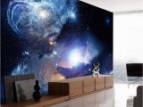 Starry Night Wall Mural Shinehome Starry Night Space Star Planet Wallpaper Murals Roll for 3d Walls Wallpapers for 3 D Living Room Bedroom Wall Paper