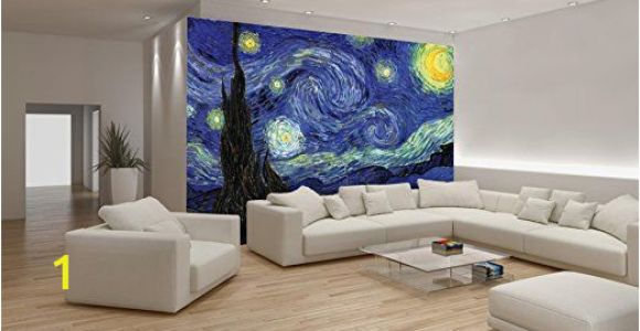 Starry Night Wall Mural Van Gogh Starry Night Wallpaper Mural