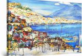Startonight 3d Mural Wall Art Amazon Startonight Canvas Wall Art Abstract Amalfi