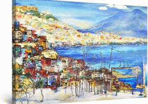 Startonight Mural Wall Art Amazon Startonight Canvas Wall Art Abstract Amalfi