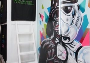 Starwars Mural Our 6 Bad Male "star Wars" Room Picture Of Star Wars Hostel