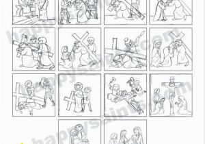 Stations Of the Cross Coloring Pages Pdf Happy Saints January 2013