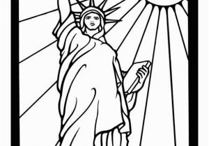 Statue Of Liberty Coloring Page Easy Line Drawing Statue Liberty at Getdrawings