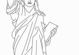 Statue Of Liberty Coloring Page Easy Statue Liberty Coloring Pages Free Printable