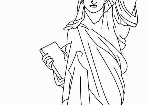 Statue Of Liberty Coloring Page Easy Statue Liberty Drawing Coloring Coloring Pages