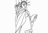Statue Of Liberty Coloring Page Easy Statue Of Liberty Coloring Page