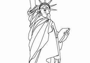 Statue Of Liberty Coloring Page Easy Statue Of Liberty Coloring Page