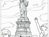 Statue Of Liberty Coloring Pages for Kindergarten Statue Liberty Coloring Pages for Kindergarten at