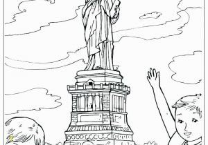 Statue Of Liberty Coloring Pages for Kindergarten Statue Liberty Coloring Pages for Kindergarten at