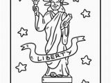 Statue Of Liberty Coloring Pages for Kindergarten Statue Of Liberty Worksheet
