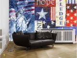 Statue Of Liberty Wall Mural Custom Size 3d Wallpaper Living Room Mural National Flag Statue Liberty Picture sofa Backdrop Home Decor Creative Hotel Study Wallpape