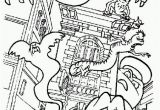 Stay Puft Coloring Page All Ghosts In New York Unleashed In Ghostbusters Coloring Page