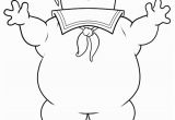 Stay Puft Coloring Page Ghostbusters Stay Puft Marshmallow Man Coloring Pages Sketch