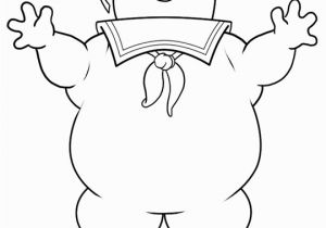 Stay Puft Coloring Page Ghostbusters Stay Puft Marshmallow Man Coloring Pages Sketch