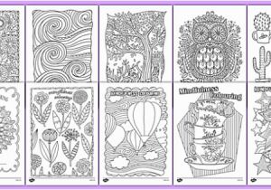 Staying Healthy Coloring Pages Mindfulness Colouring Sheets Bumper Pack Mindfulness