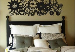 Steampunk Wall Murals Blades Gears Clock Parts Steam Punk Style Vinyl Lettering