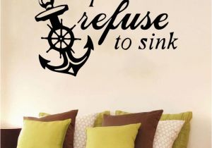 Sticker Mural Boat Anchor Diy Sticker Waterproof Vinyl Wallpaper Home Decor for