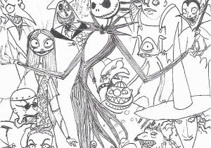 Stitch Christmas Coloring Pages the Nightmare before Christmas Coloring Page