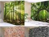 Stone Mural Designs Bedroom Decor Ideas for Old Wall Nature and Stone Print Wall