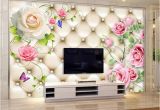 Stone Roses Wall Mural Video Wall Seamless Mural Sitting Room Tv Setting Wall Paper