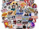 Stranger Things Wall Mural Amazon 50pcs Pack Stranger Things Laptop Stickers