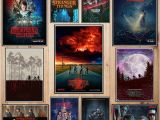 Stranger Things Wall Mural Stranger Thing Coated Paper Poster Cafe Creative Wallpaper Interior Decoration Quotes Stickers for Walls Quotes Wall Stickers From Greenliv $35 18