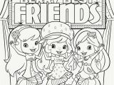 Strawberry Shortcake and Friends Coloring Pages Strawberry Shortcake Berry Best Friends Dvd Coloring