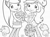 Strawberry Shortcake and Friends Coloring Pages Strawberry Shortcake Berry Friends forever