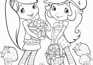 Strawberry Shortcake and Friends Coloring Pages Strawberry Shortcake Berry Friends forever