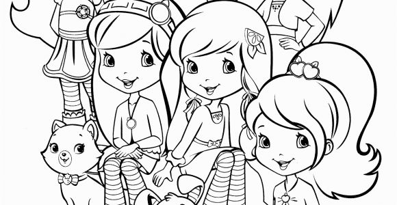 Strawberry Shortcake and Friends Coloring Pages Strawberry Shortcake Coloring Pages Kidsuki