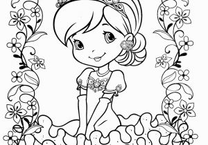 Strawberry Shortcake Cartoon Coloring Pages 24 Best Graphy Little Girl Coloring Sheet