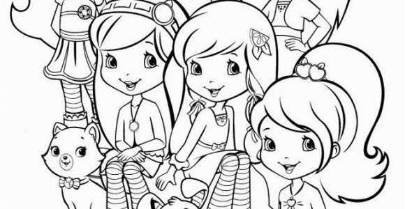 Strawberry Shortcake Cartoon Coloring Pages Strawberry Shortcake Princess Coloring Page