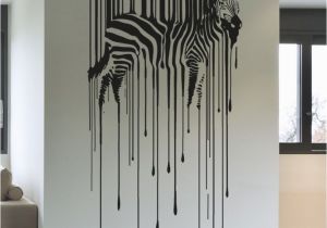 String Art Wall Mural Vinyl Wall Decal Sticker Drippy Zebra Os Aa1337