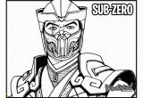 Sub Zero Mortal Kombat Coloring Pages How to Draw Sub Zero Mortal Kombat X Drawing Tutorial