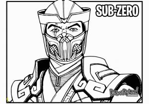 Sub Zero Mortal Kombat Coloring Pages How to Draw Sub Zero Mortal Kombat X Drawing Tutorial