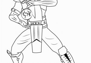 Sub Zero Mortal Kombat Coloring Pages Learn How to Draw Sub Zero From Mortal Kombat Mortal