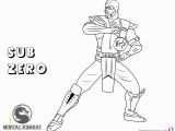 Sub Zero Mortal Kombat Coloring Pages Mortal Kombat Coloring Pages Sub Zero Free Printable