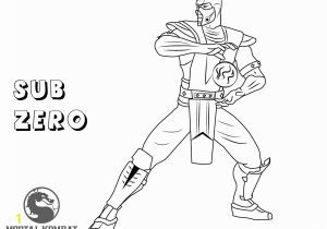 Sub Zero Mortal Kombat Coloring Pages Mortal Kombat Coloring Pages Sub Zero Free Printable