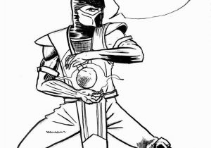 Sub Zero Mortal Kombat Coloring Pages Royalty Free Imagenes De Mortal Kombat X Sub Zero Para