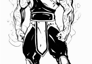 Sub Zero Mortal Kombat Coloring Pages Sub Zero and Coloring Pages