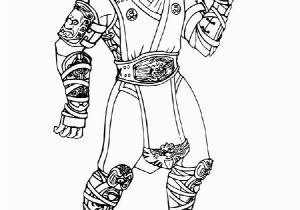 Sub Zero Mortal Kombat Coloring Pages Sub Zero Coloring Pages Free Printable Sub Zero Coloring