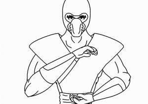 Sub Zero Mortal Kombat Coloring Pages Sub Zero Mortal Kombat Coloring Pages