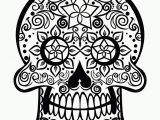Sugar Skull Coloring Pages for Adults Free Printable Sugar Skull Coloring Pages for Adults