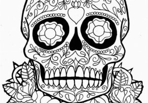 Sugar Skull Coloring Pages for Adults Get This Sugar Skull Coloring Pages Adults Printable