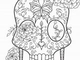 Sugar Skull Coloring Pages for Adults Sugar Skull Coloring Page Coloring Home