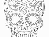 Sugar Skull Coloring Pages for Adults Sugar Skull Coloring Page